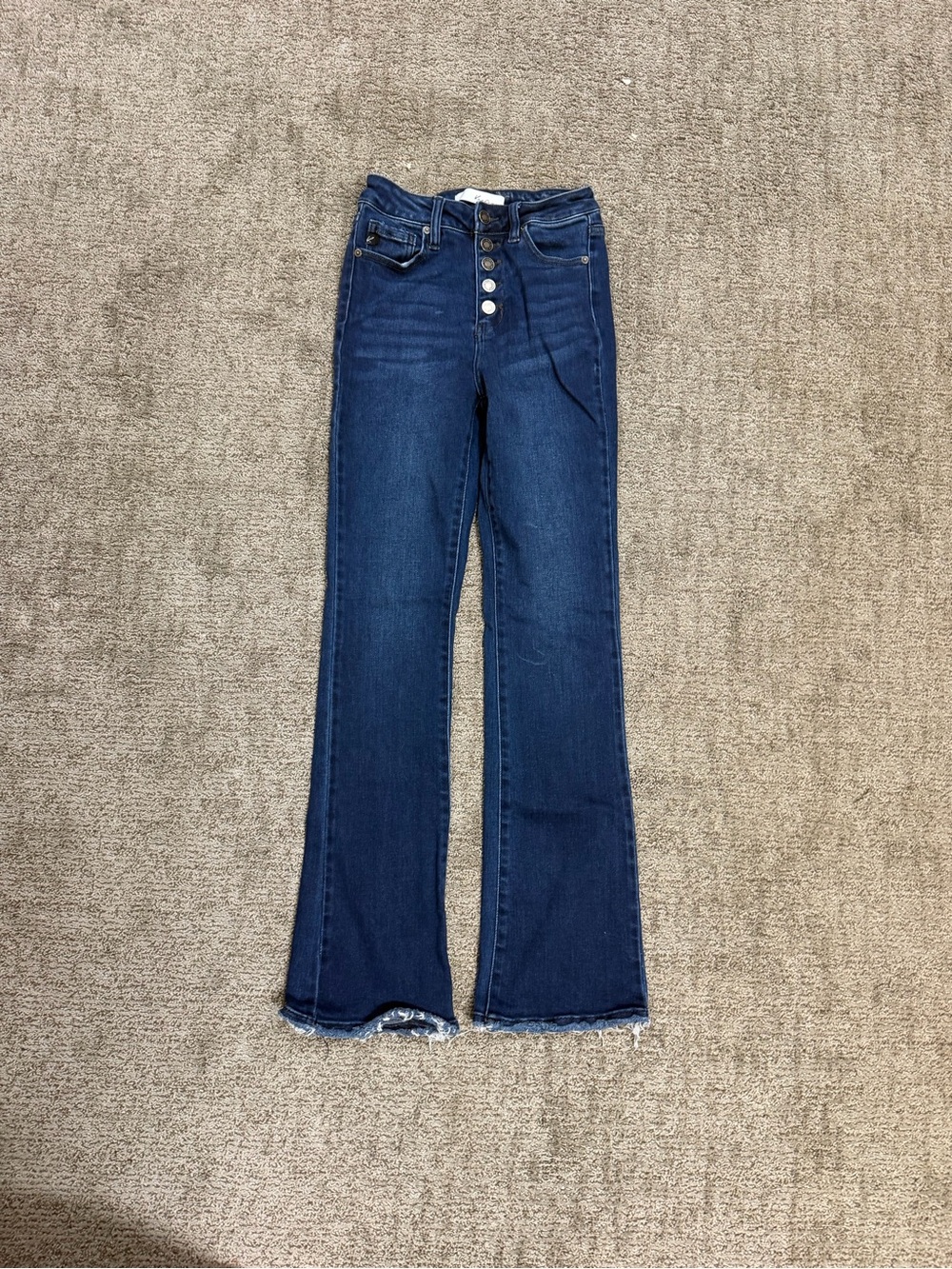 KanCan Dark Blue Boot Cut High-Rise Jeans